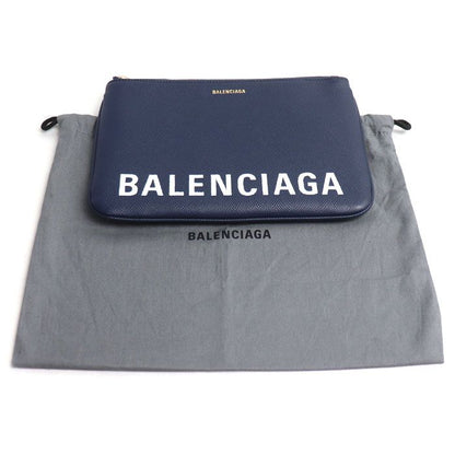 Balenciaga Ville Clutch Navy — view 6