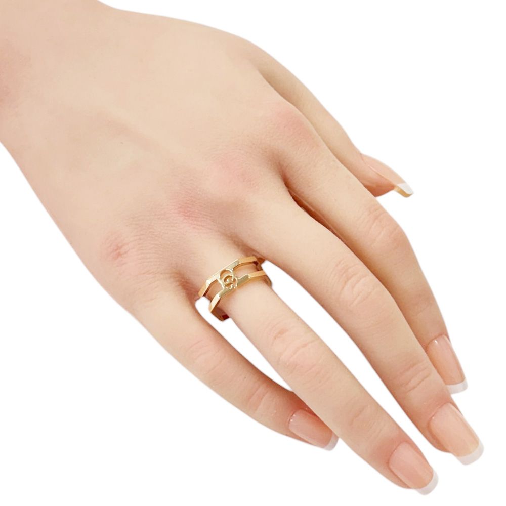 Gucci Octagonal Ring 18k Gold — view 2