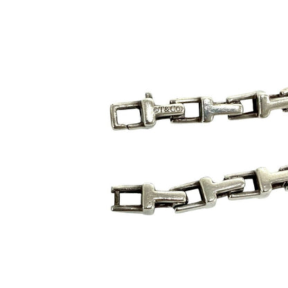 Tiffany & Co T Narrow Bracelet 925 Sterling Silver Bangle — view 4
