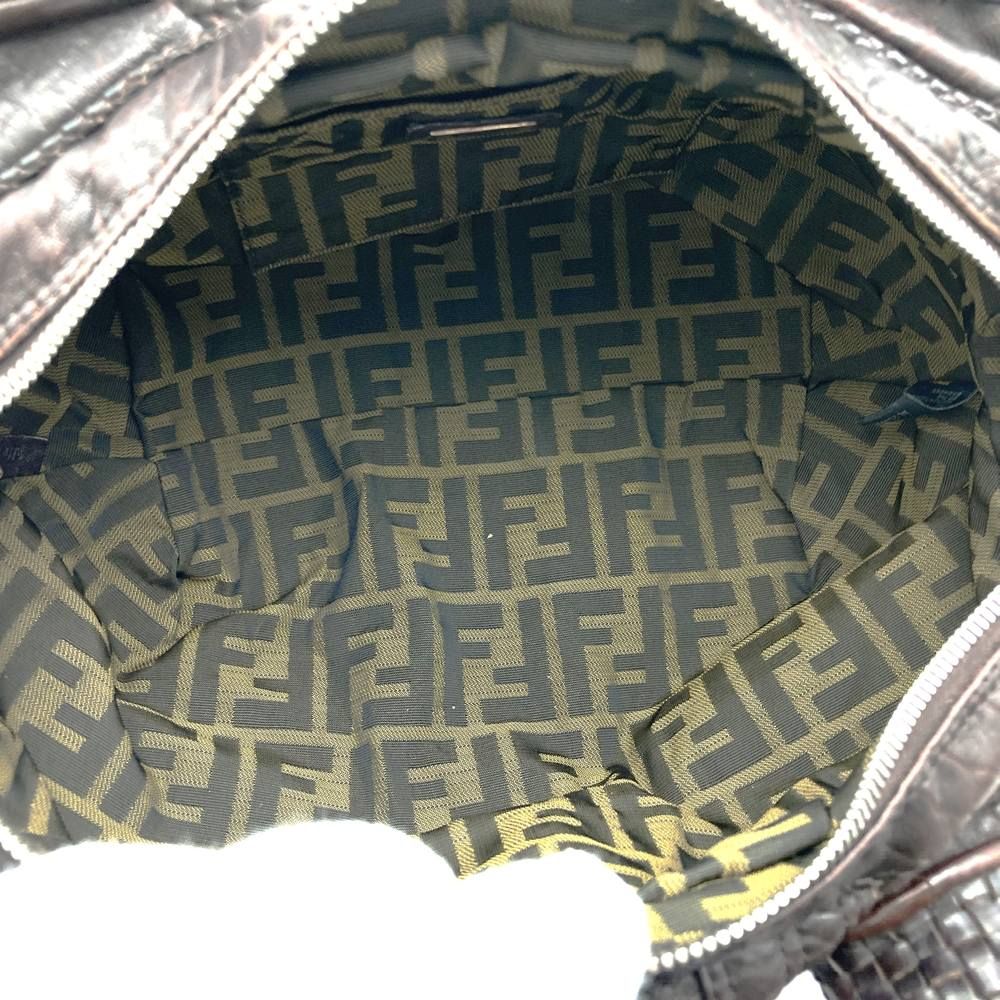 Fendi Handbag Spy Bag Leather Brown — view 6