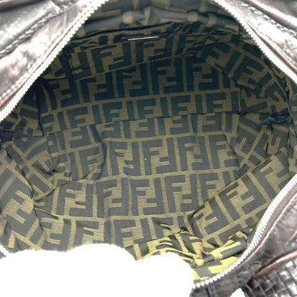 Fendi Handbag Spy Bag Leather Brown — view 6