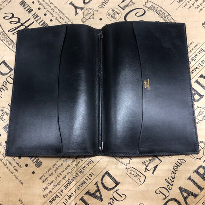 Hermes Notebook Schedule Note Cover Leather Black Business Agenda — view 5