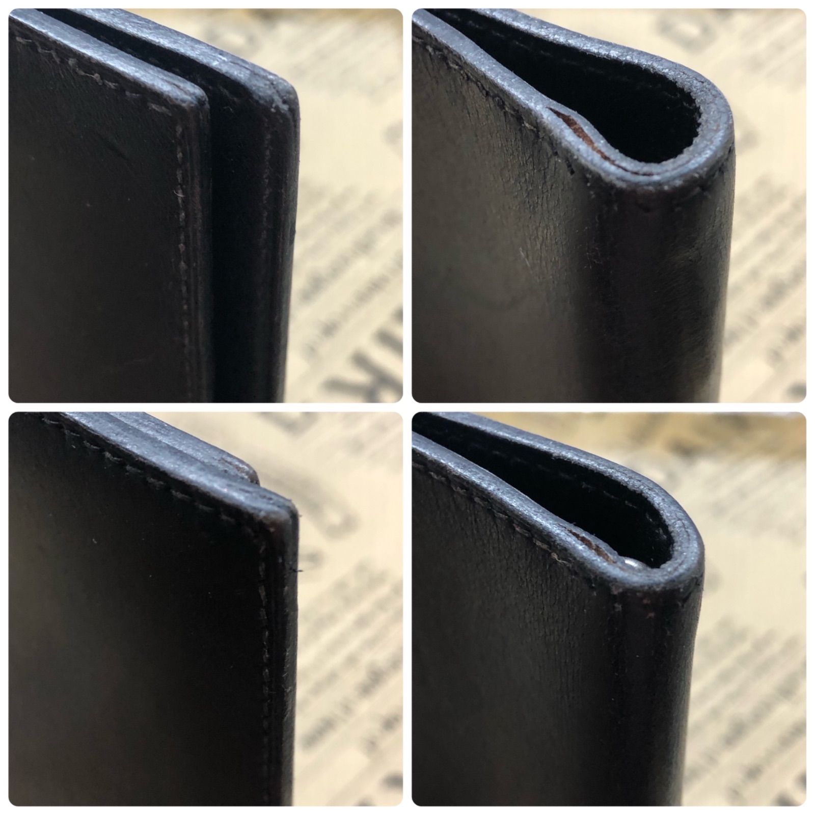 Hermes Notebook Schedule Note Cover Leather Black Business Agenda — view 4