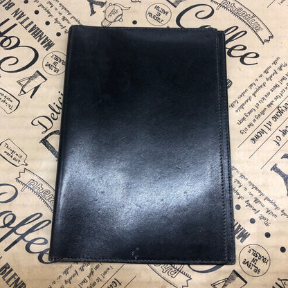 Hermes Notebook Schedule Note Cover Leather Black Business Agenda — view 2