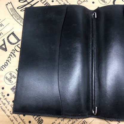 Hermes Notebook Schedule Note Cover Leather Black Business Agenda — view 6