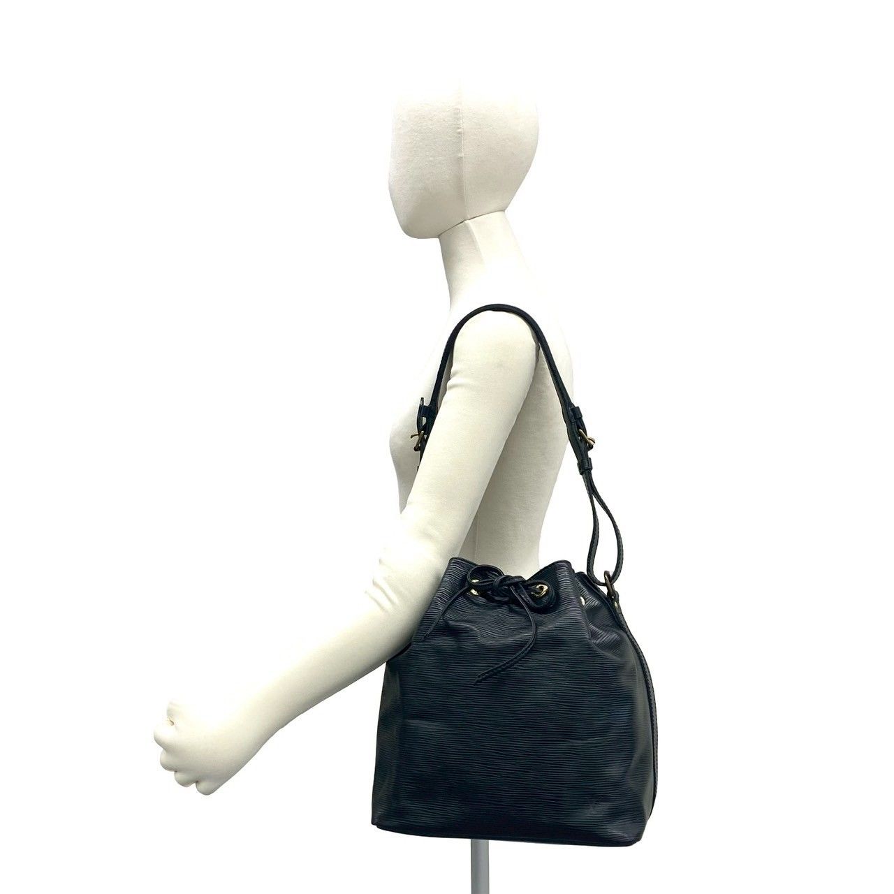 Louis Vuitton Vintage Petit Noir Epi Leather Shoulder Bag — view 2