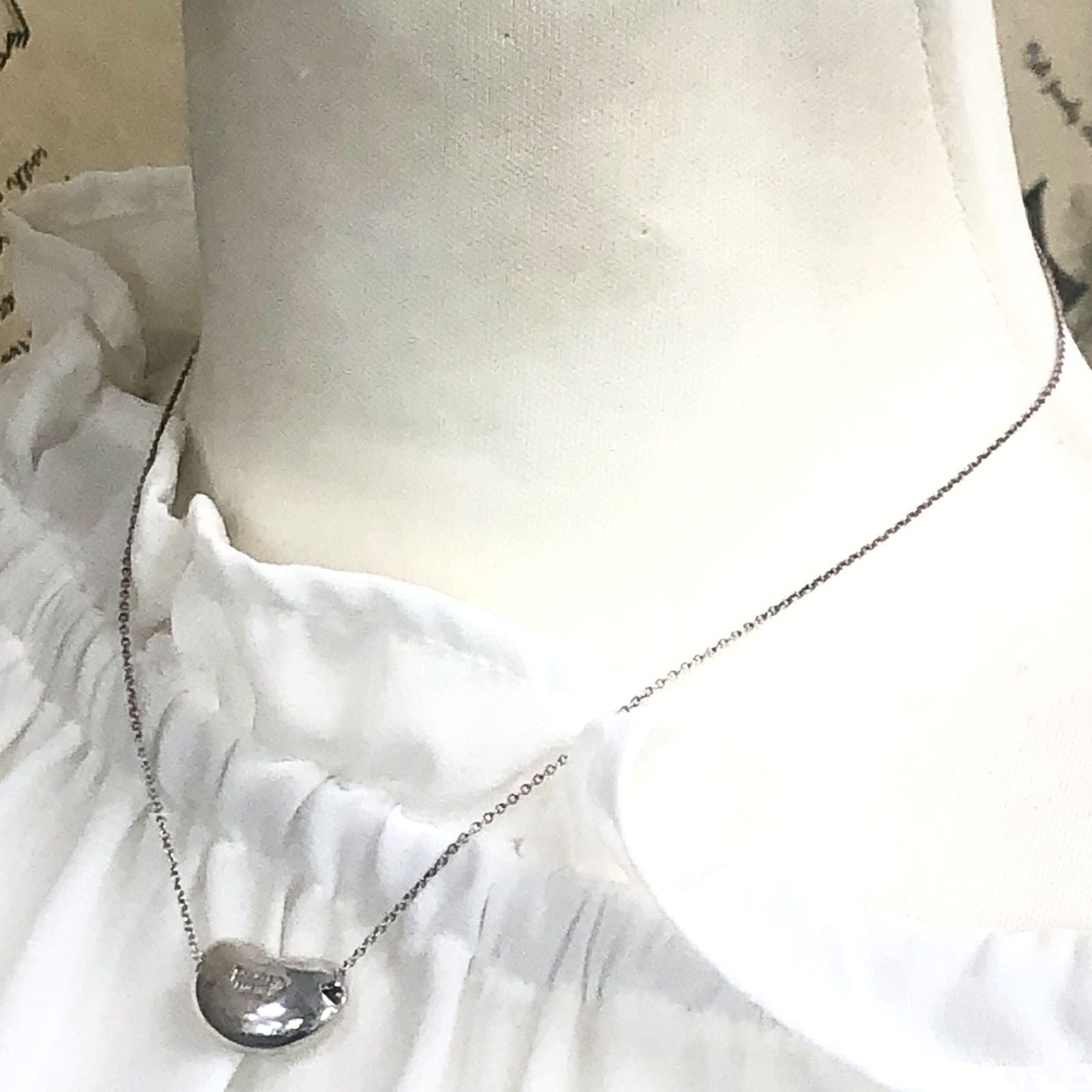 Tiffany & Co Necklace Bean Silver — view 5