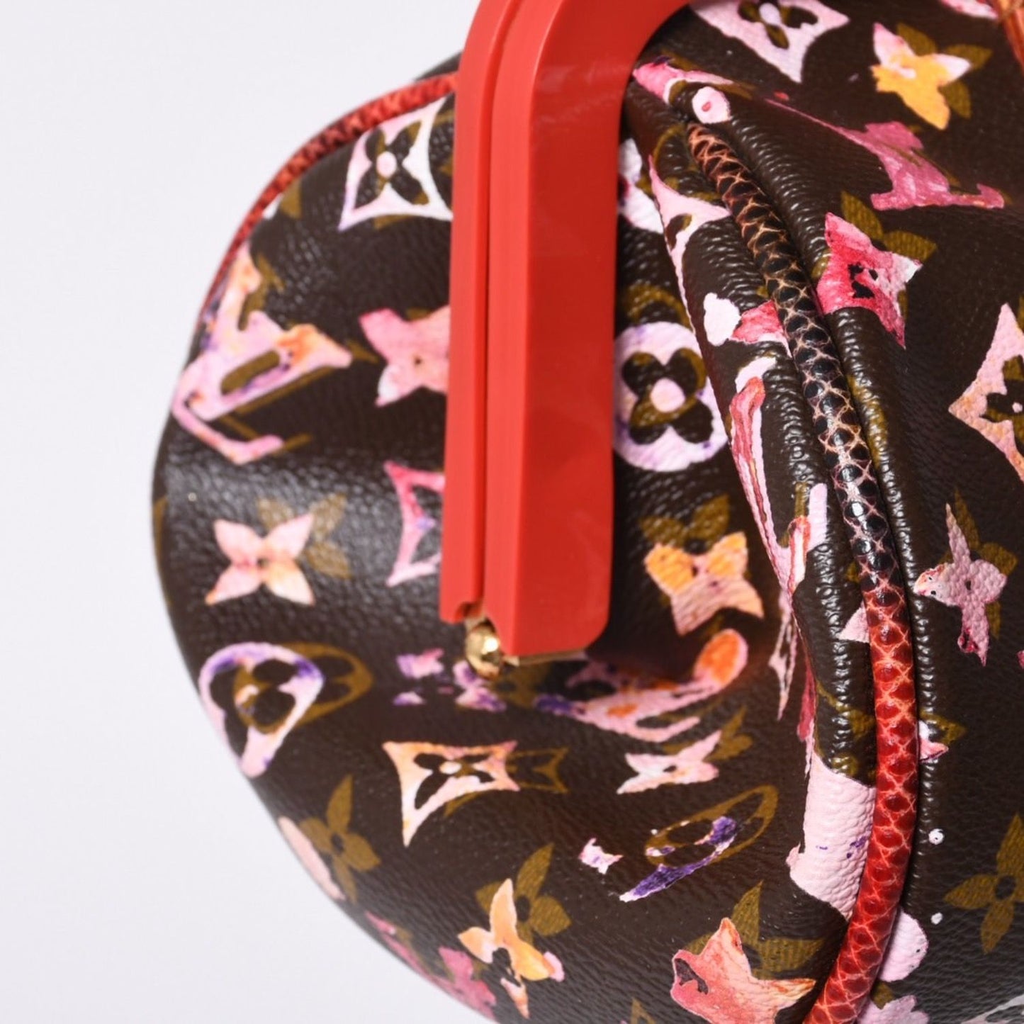 Louis Vuitton Monogram Water Color Richard Prince Papillon Handbag Brown — view 4