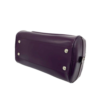 Louis Vuitton Bowling Montaigne PM Epi Leather Boston Bag Cassis Purple — view 8