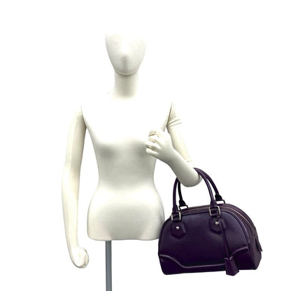 Louis Vuitton Bowling Montaigne PM Epi Leather Boston Bag Cassis Purple — view 2