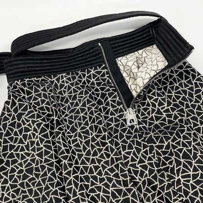 Louis Vuitton Yayoi Kusama Flower Skirt with Belt 36 Black — view 4