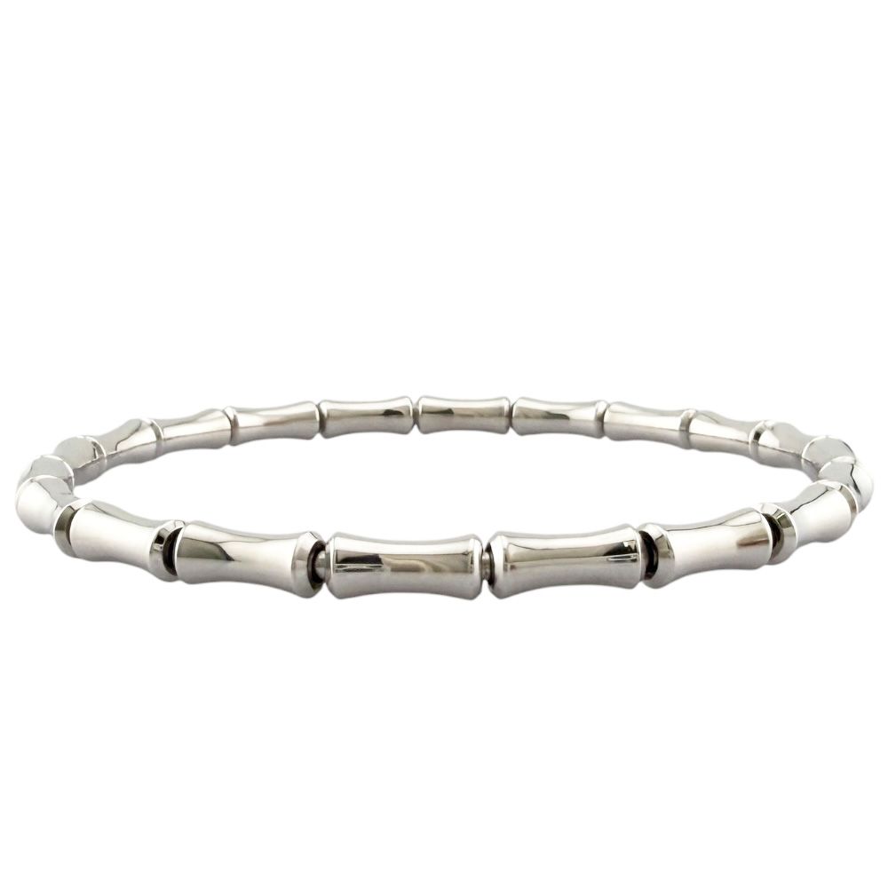 Gucci Bambu 16 Bracelet 18k White Gold