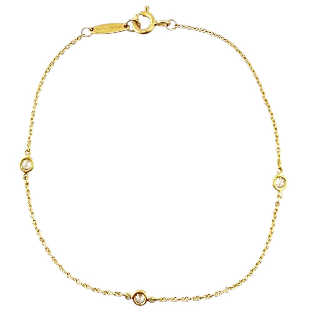 Tiffany & Co by the Yard Bracelet 18k Gold Diamond — view 3