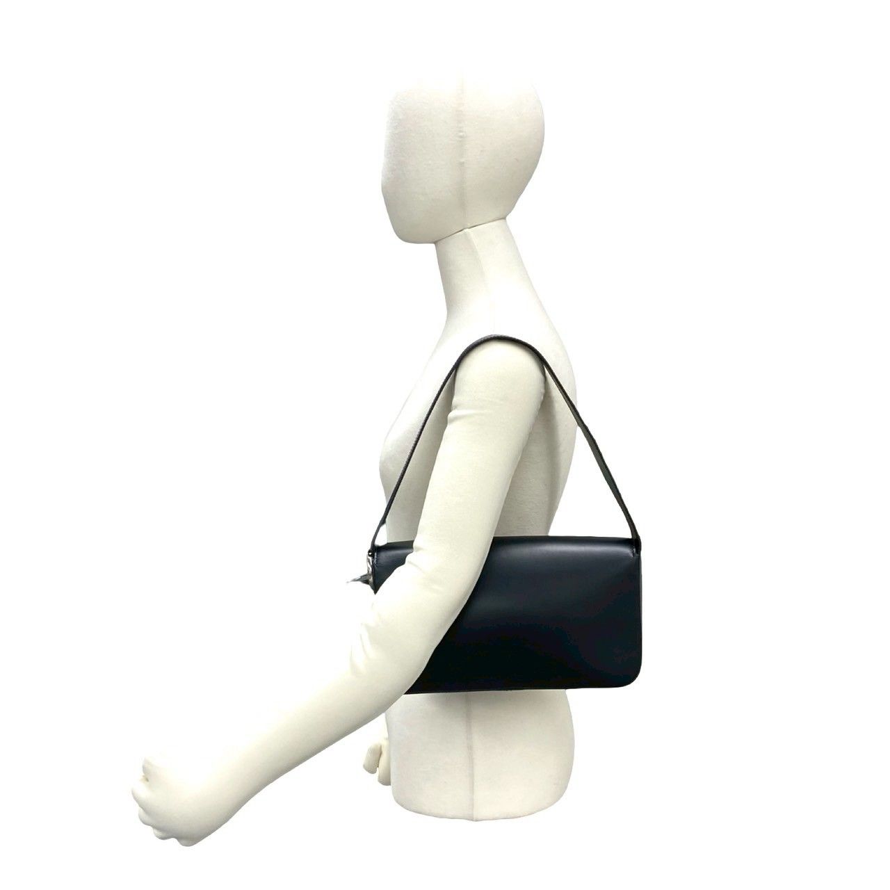 Cartier Panthere Line Leather Shoulder Bag Black — view 2