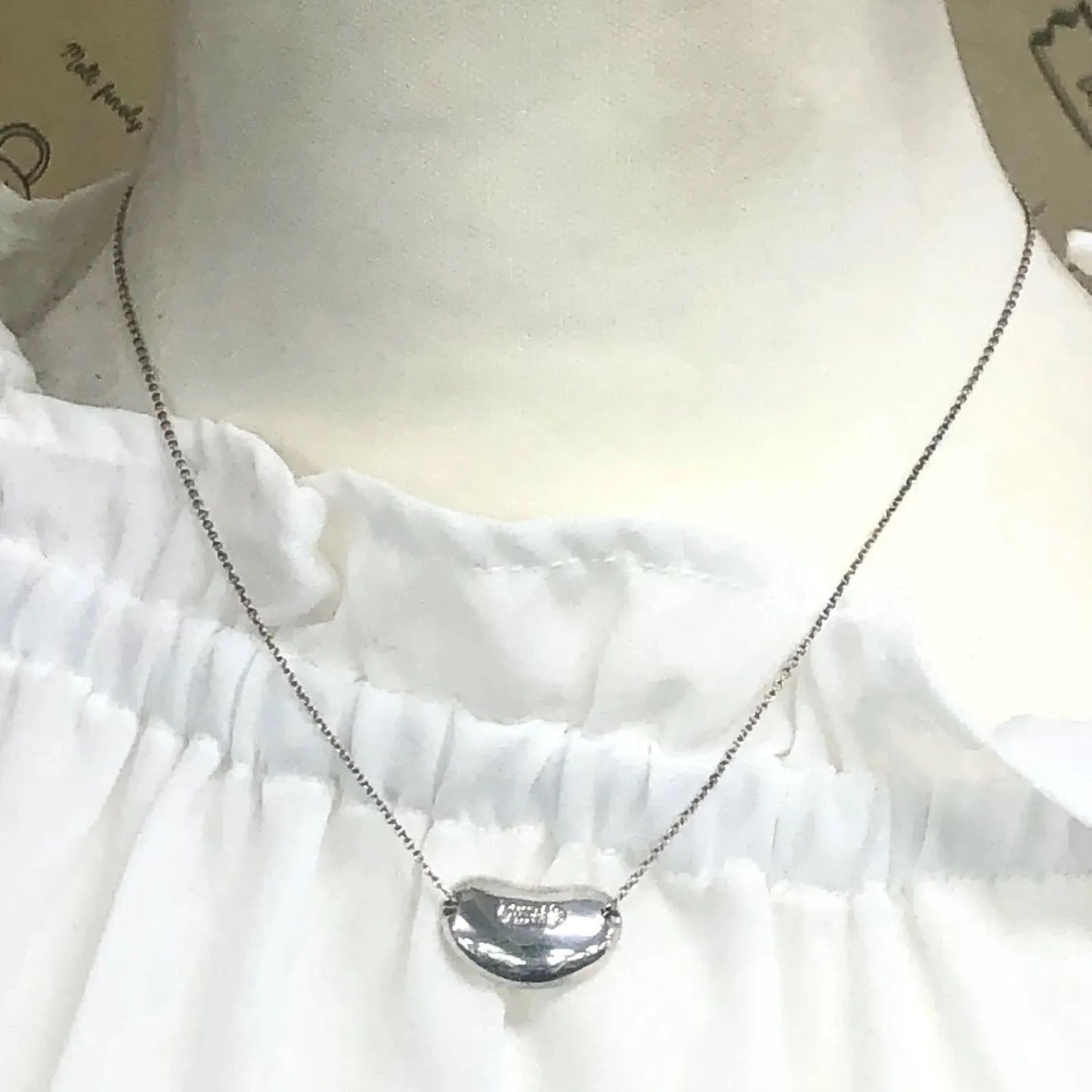 Tiffany & Co Necklace Bean Silver — view 3