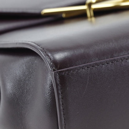 Bottega Veneta the Clip Leather Purple Shoulder Bag — view 4