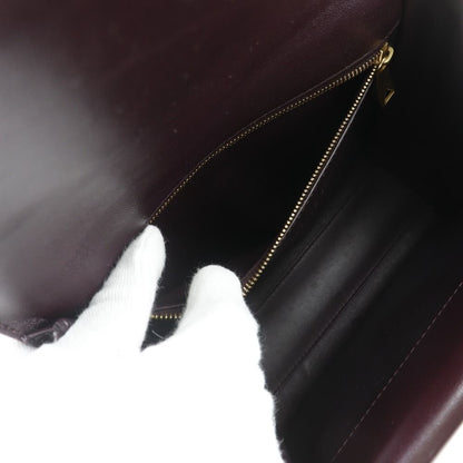 Bottega Veneta the Clip Leather Purple Shoulder Bag — view 7