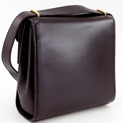 Bottega Veneta the Clip Leather Purple Shoulder Bag — view 3
