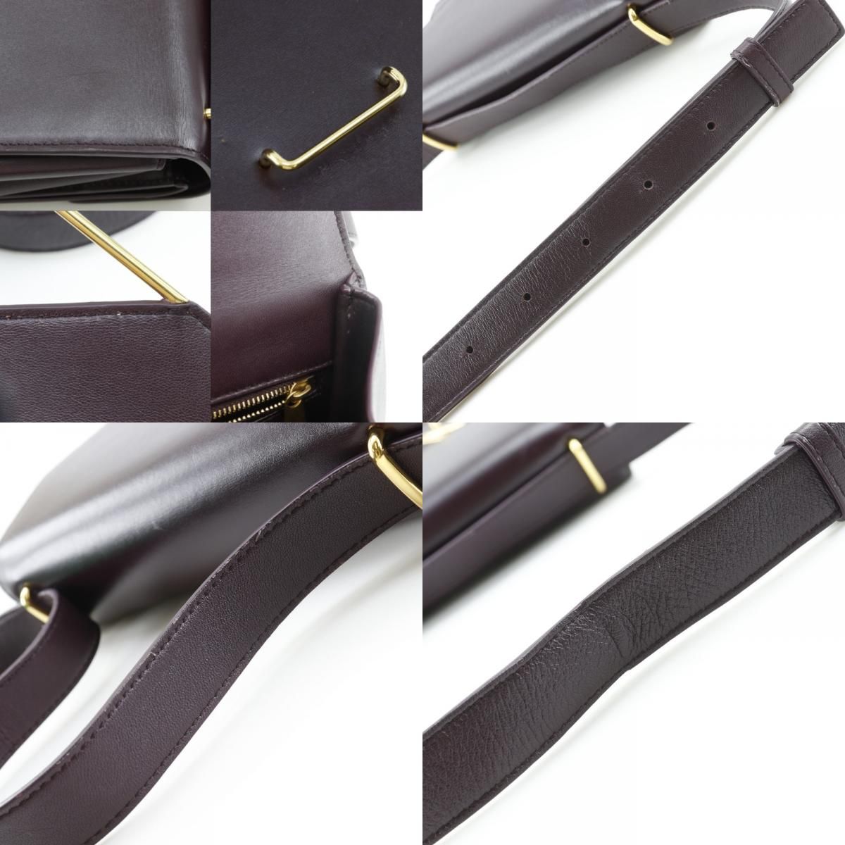 Bottega Veneta the Clip Leather Purple Shoulder Bag — view 9