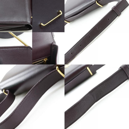 Bottega Veneta the Clip Leather Purple Shoulder Bag — view 9