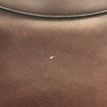 Dior Shoulder Bag Leather Red Bordeaux Vintage — view 4