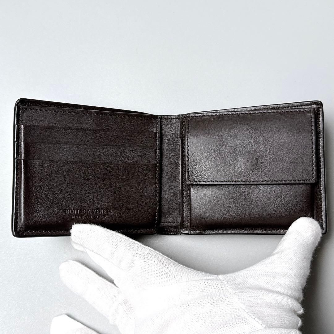 Bottega Veneta Cassette Bifold Wallet with Coin Pass — view 3