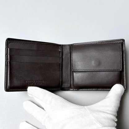 Bottega Veneta Cassette Bifold Wallet with Coin Pass — view 3
