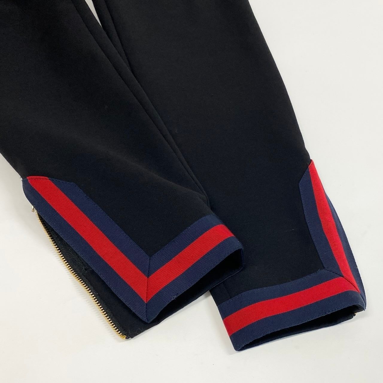 Gucci Hem Zip Tapered Pants Sherry Line Stretch — view 6
