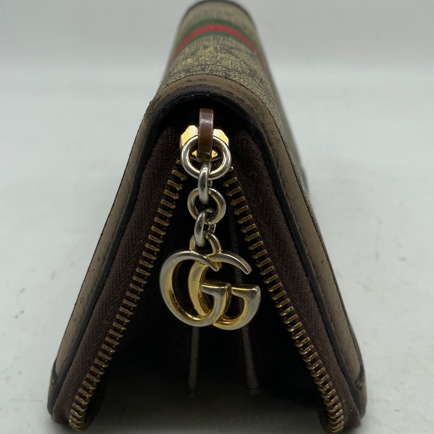 Gucci Wallet GG Supreme Ophidia Round Sherry — view 6
