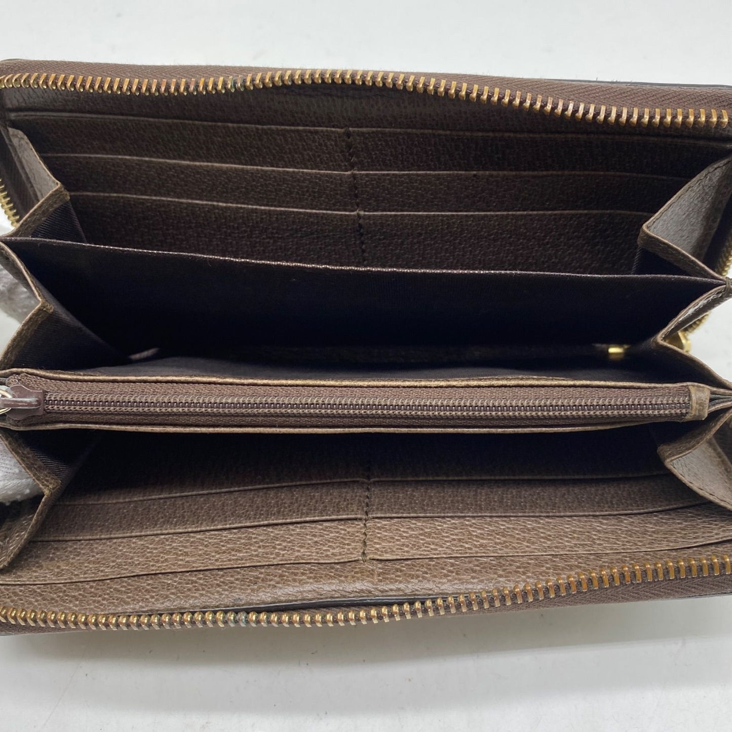 Gucci Wallet GG Supreme Ophidia Round Sherry — view 8