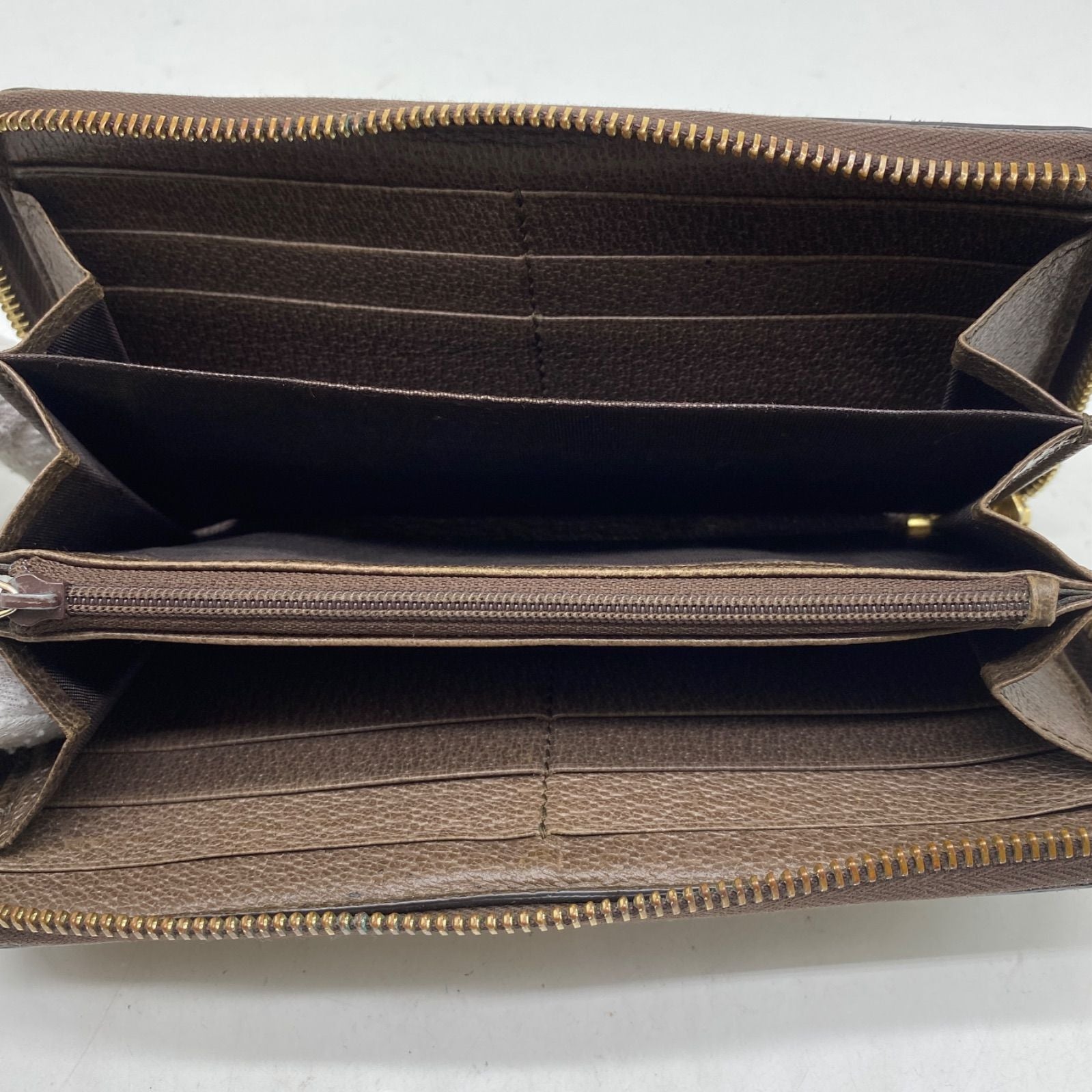 Gucci Wallet GG Supreme Ophidia Round Sherry — view 8