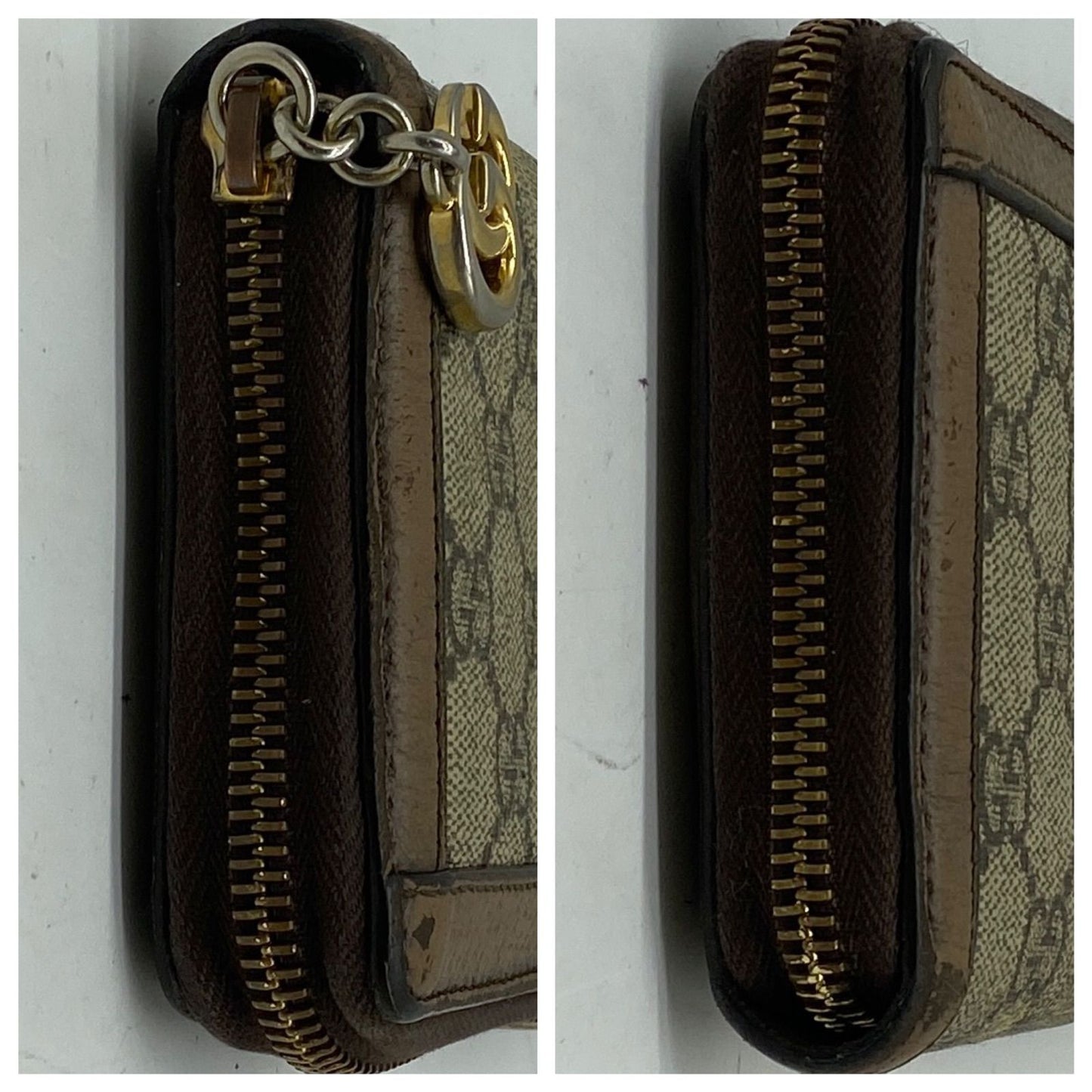 Gucci Wallet GG Supreme Ophidia Round Sherry — view 5