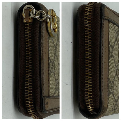 Gucci Wallet GG Supreme Ophidia Round Sherry — view 5
