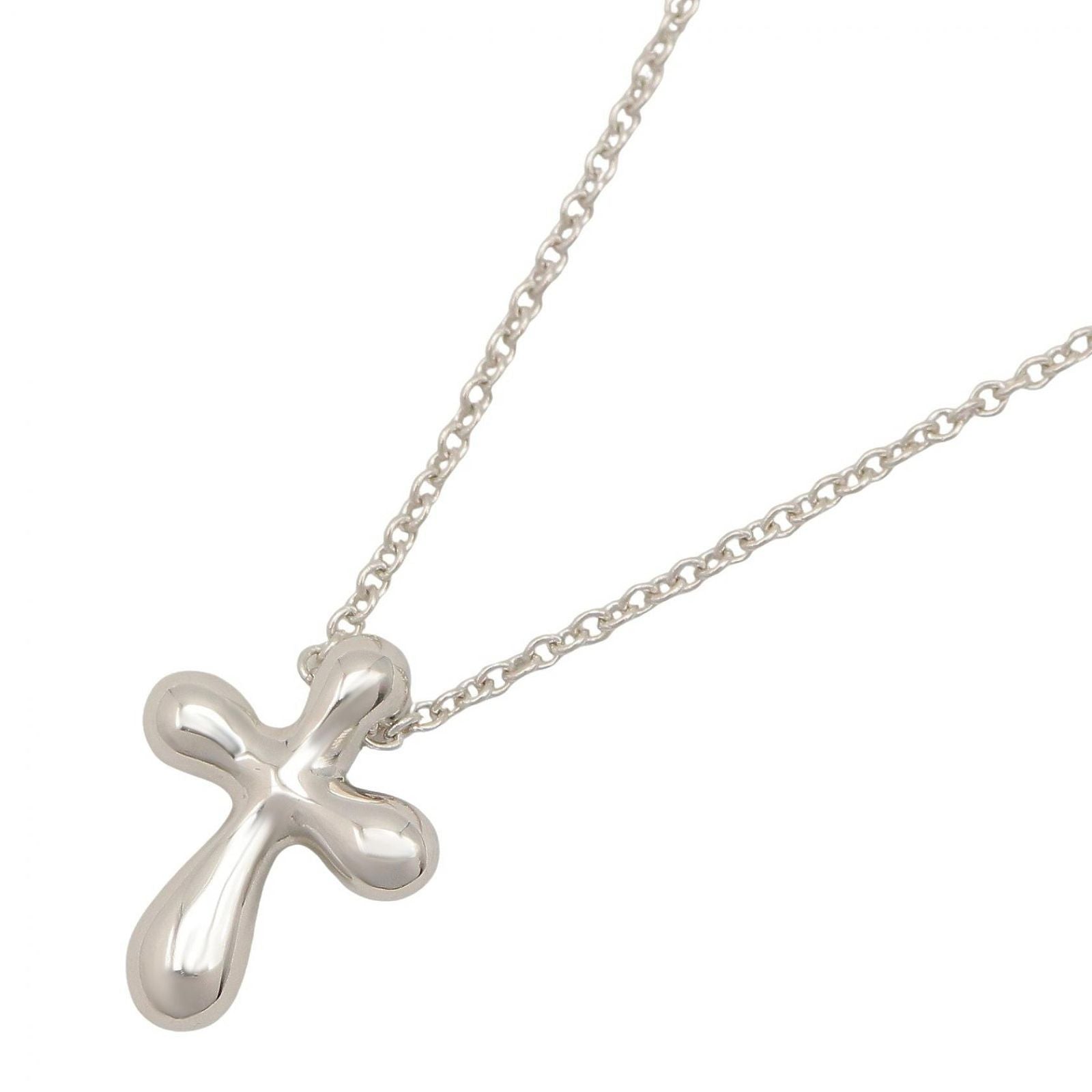 Tiffany & Co Necklace Small Cross 40.5 cm