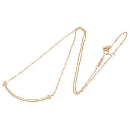 Tiffany & Co Necklace T Smile Small 40.5 45.5 cm 18k Pink Gold — view 2