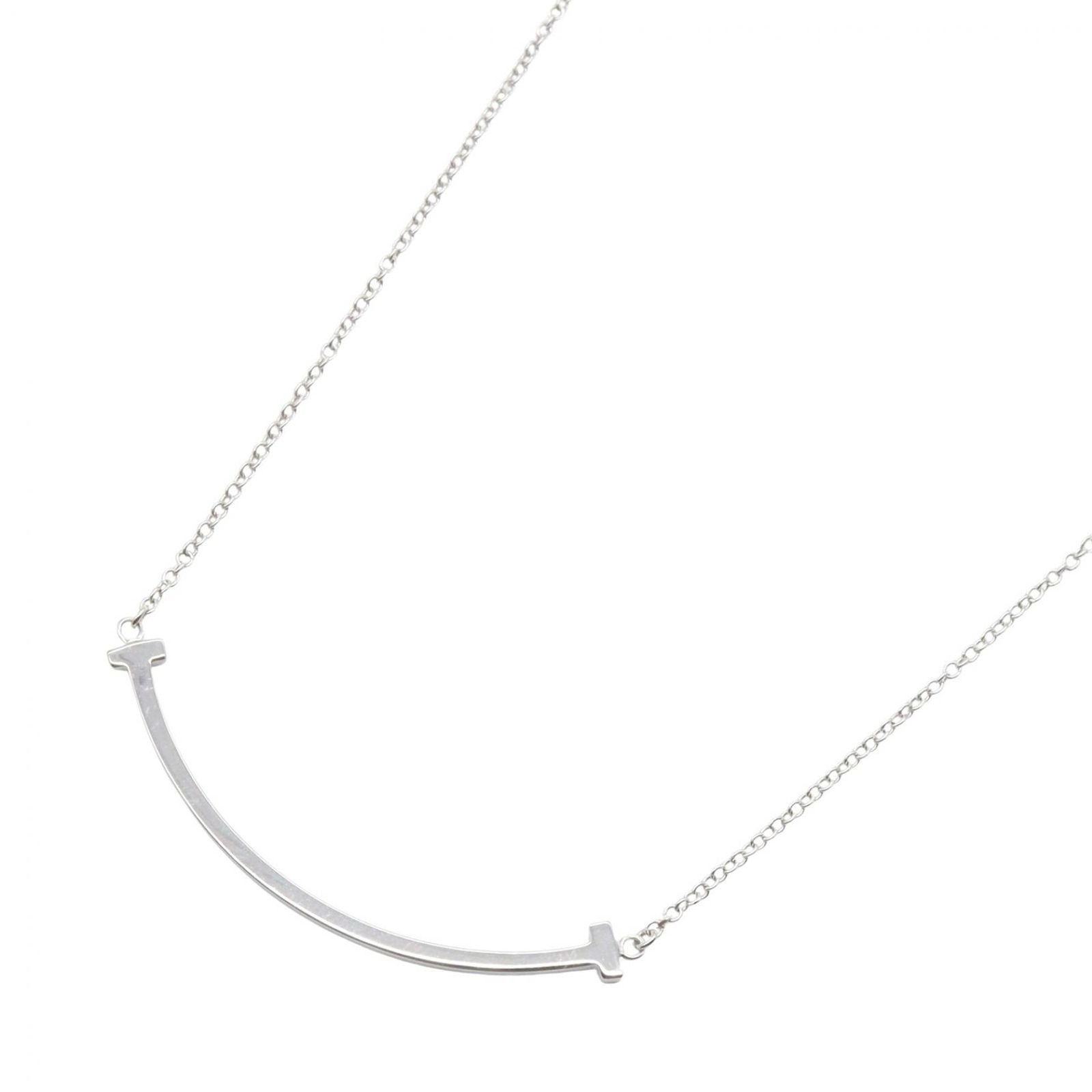 Tiffany & Co Necklace T Smile Small 41.5 46.5 cm