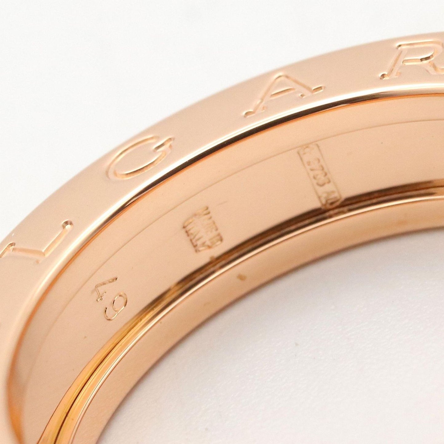 Bvlgari Ring Band 18k Pink Gold — view 5