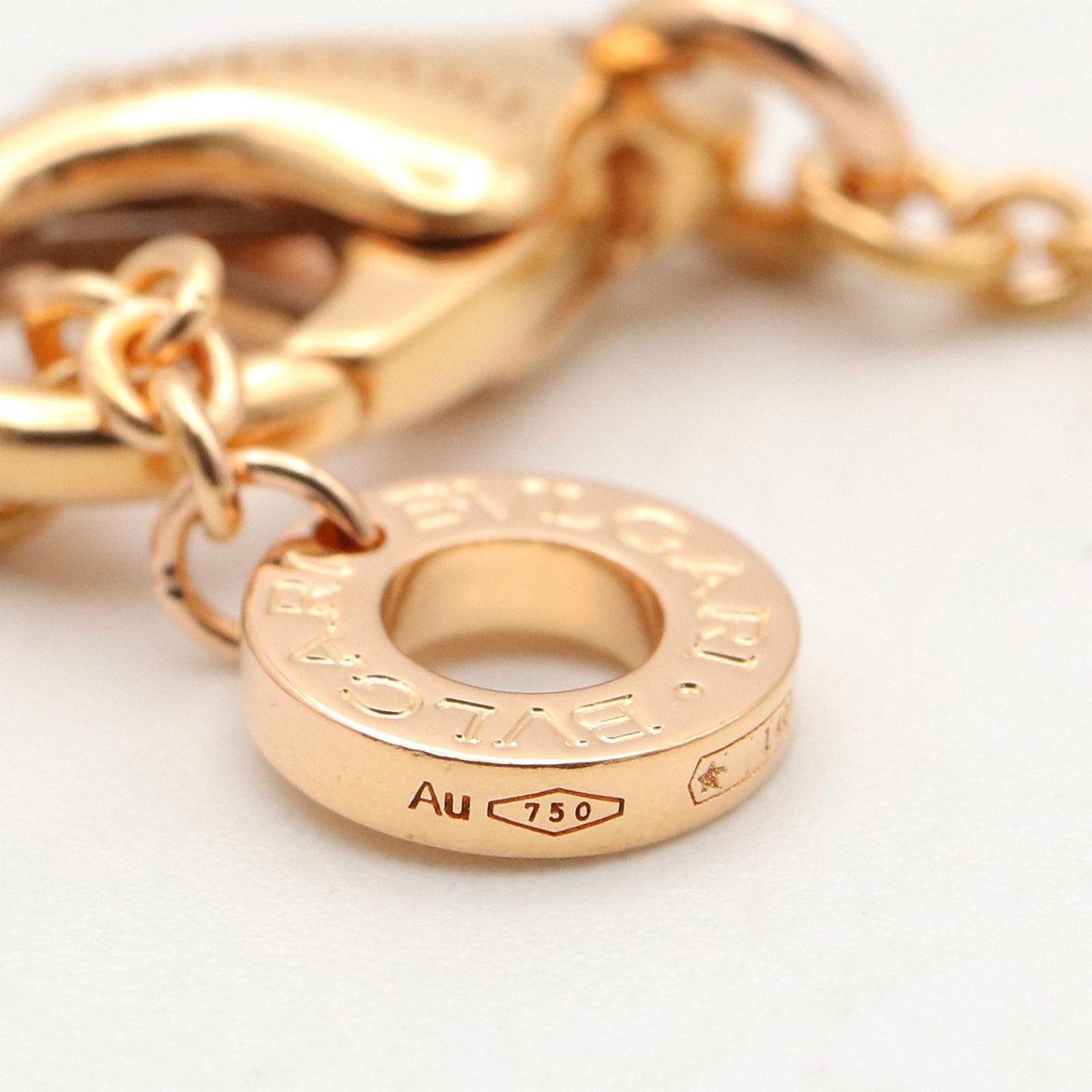 Bvlgari Necklace Ceramic 38 45 cm 18k Pink Gold — view 5