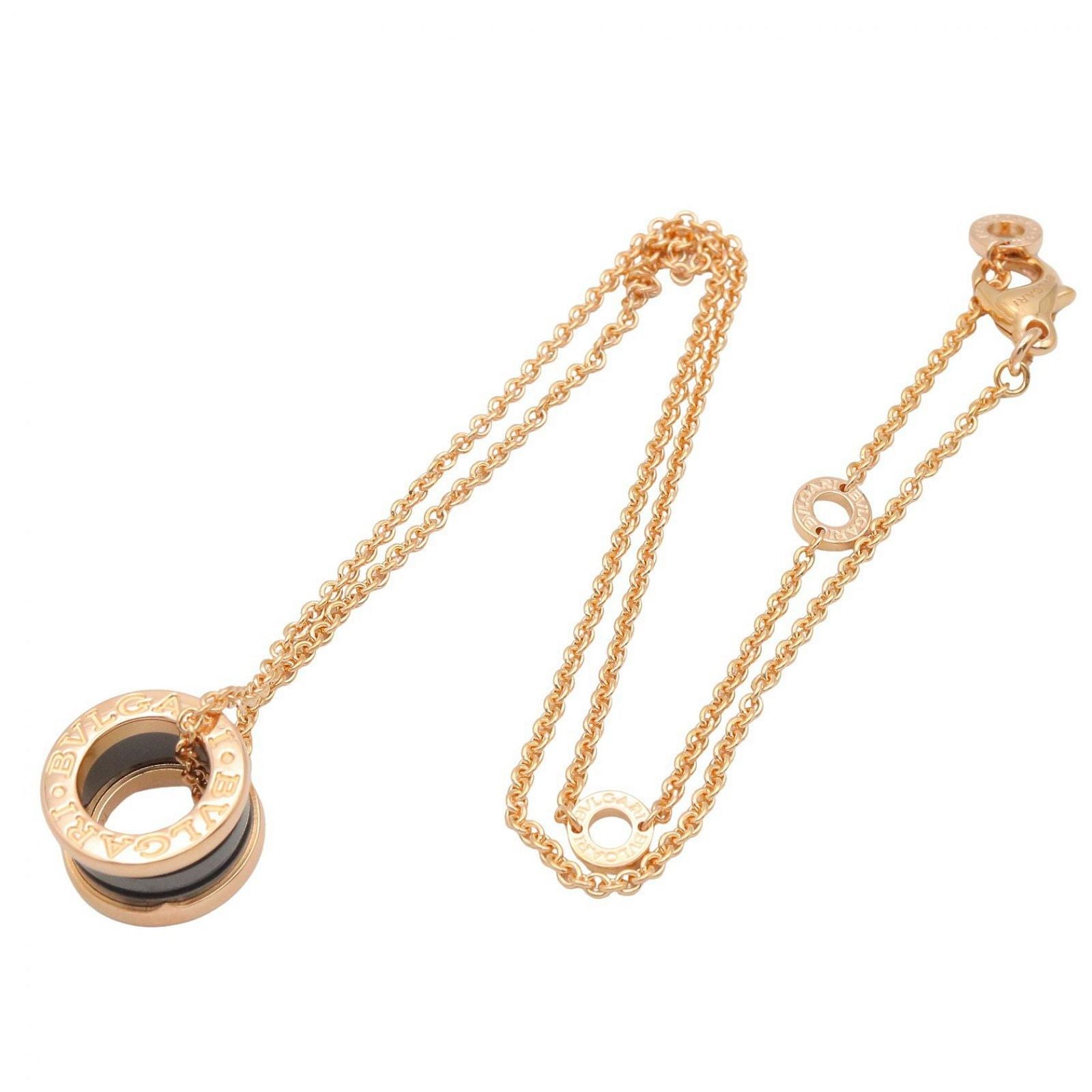 Bvlgari Necklace Ceramic 38 45 cm 18k Pink Gold — view 2
