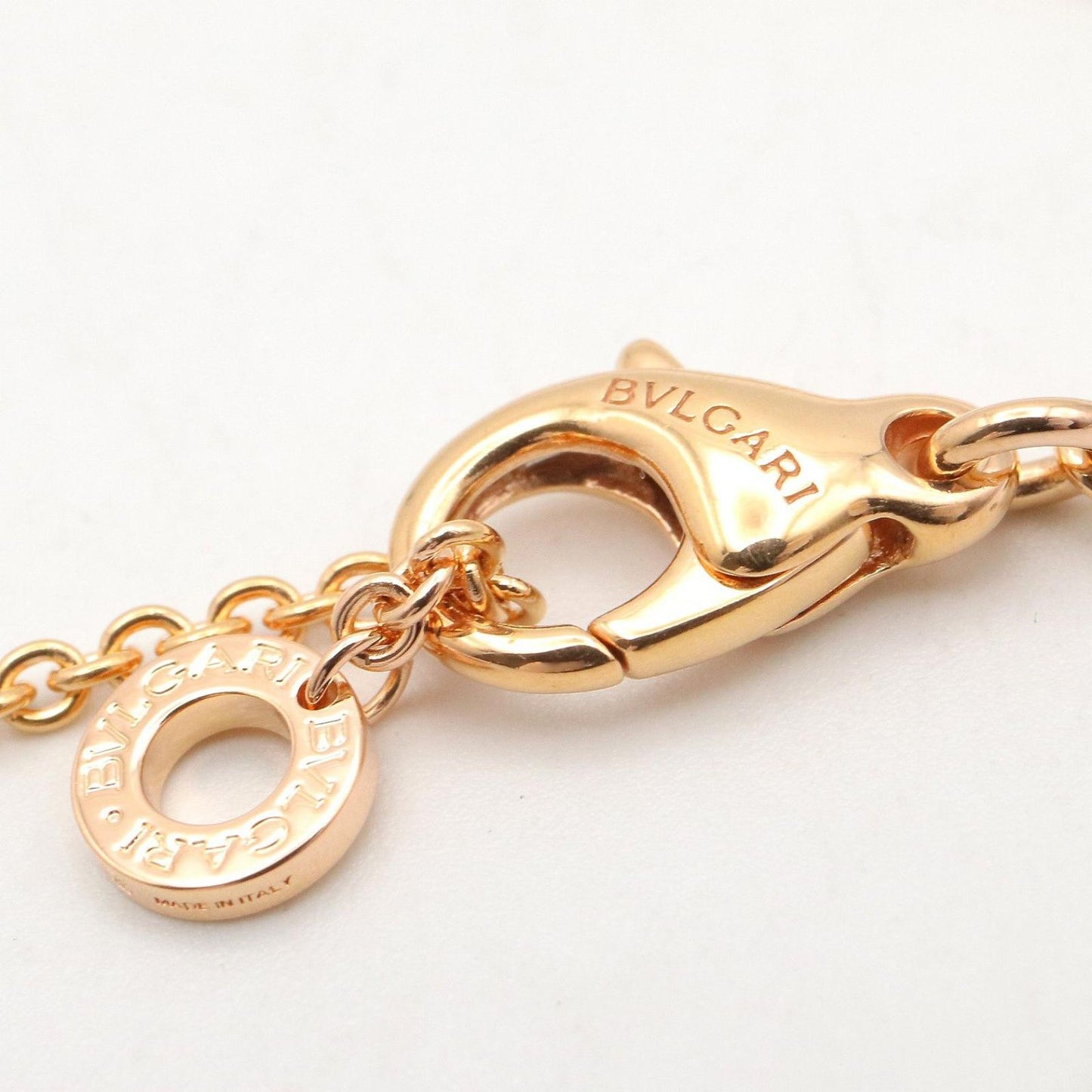 Bvlgari Necklace Ceramic 38 45 cm 18k Pink Gold — view 4
