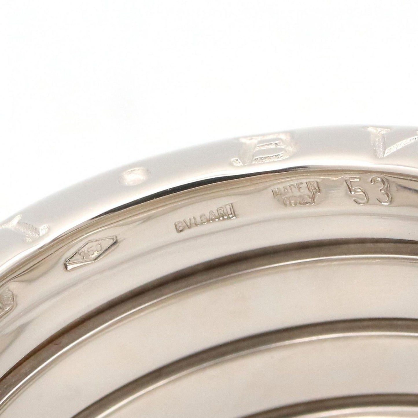 Bvlgari Ring Band 18k White Gold — view 4