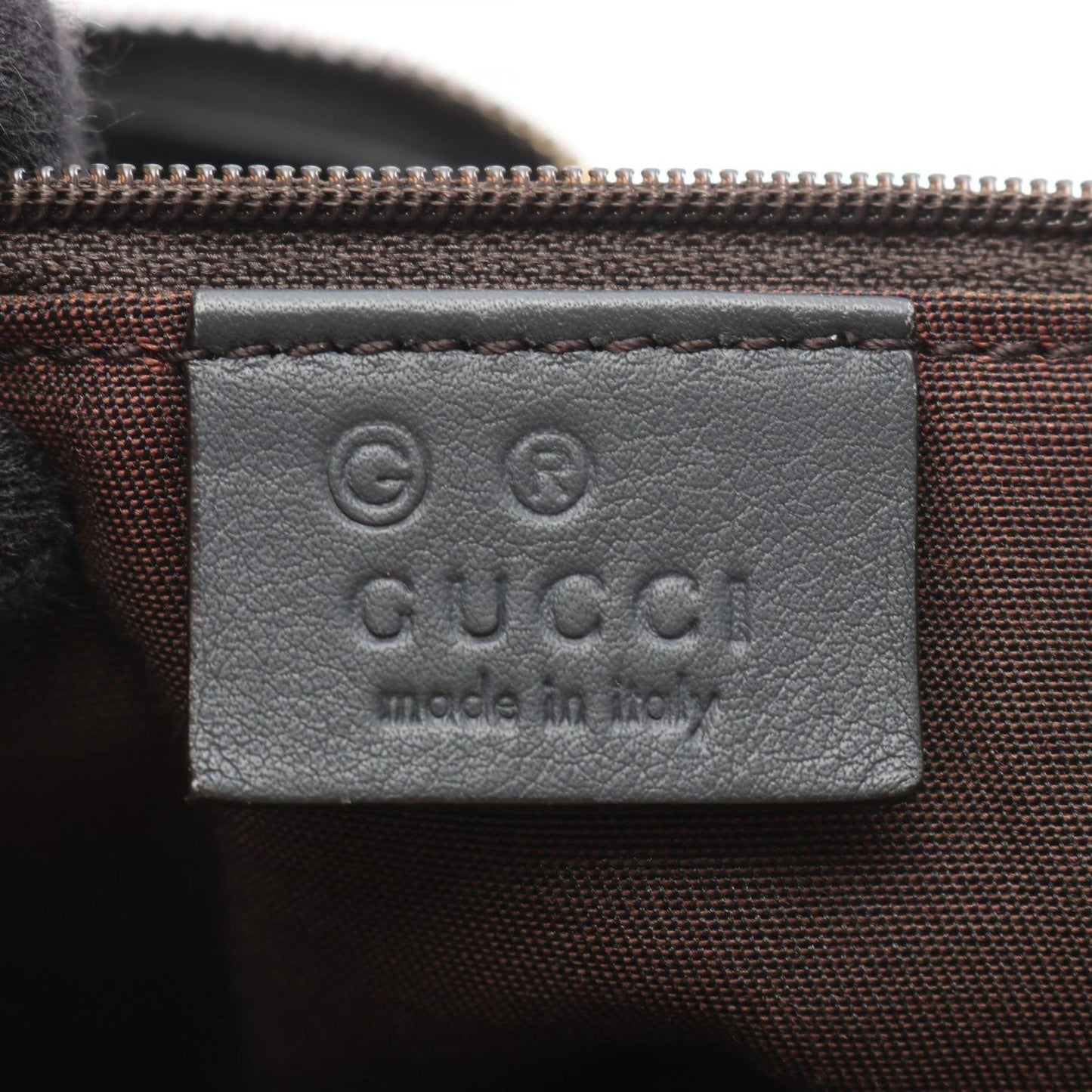 Gucci Shoulder Bag Guccissima Gray Leather Guccissima — view 4