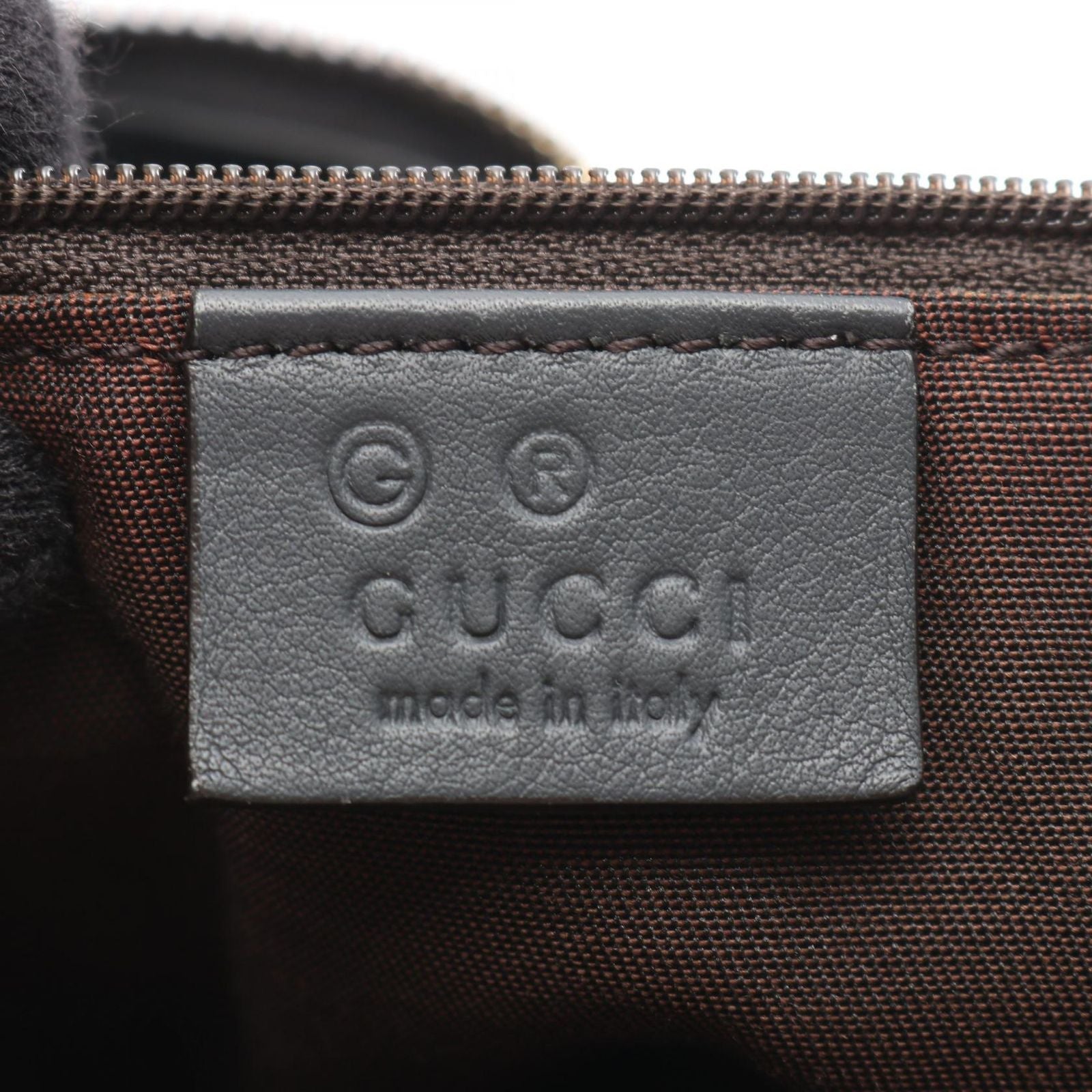 Gucci Shoulder Bag Guccissima Gray Leather Guccissima — view 4