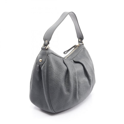 Gucci Shoulder Bag Guccissima Gray Leather Guccissima — view 2