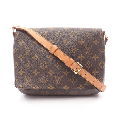 Louis Vuitton Shoulder Bag Musette Tango Short Strap Canvas Leather