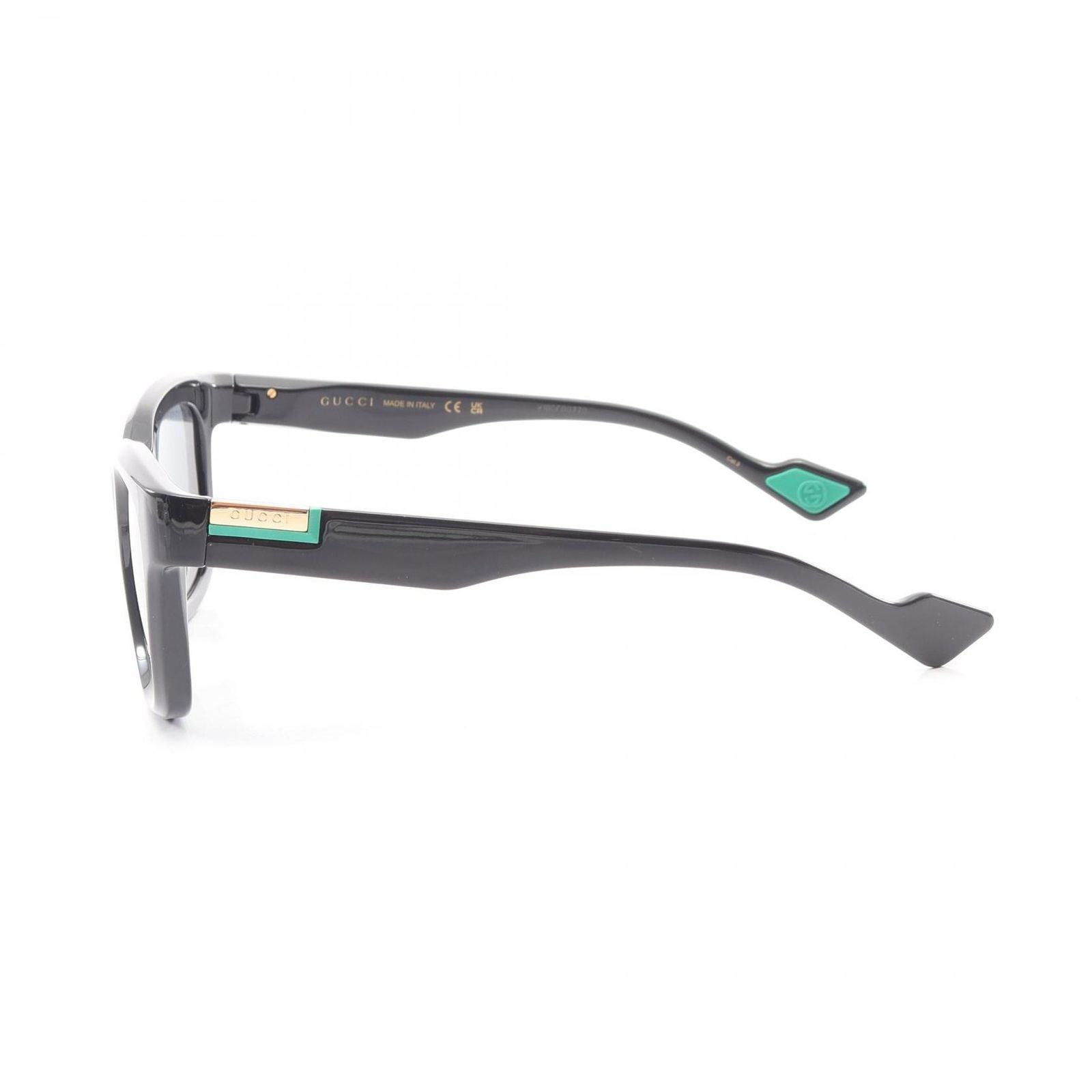 Gucci Sunglasses Black Green Eyewear — view 3