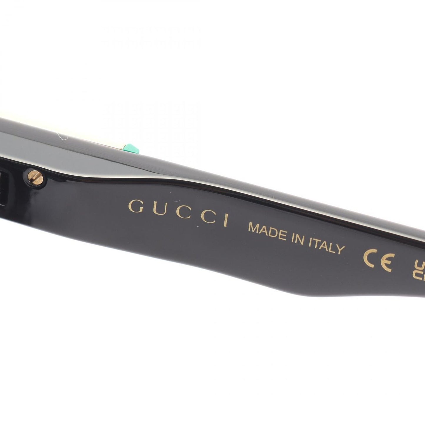 Gucci Sunglasses Black Green Eyewear — view 4