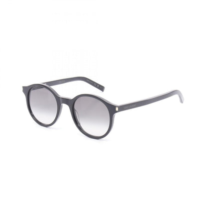 Saint Laurent Paris Sunglasses Round Black Gray Eyewear — view 2