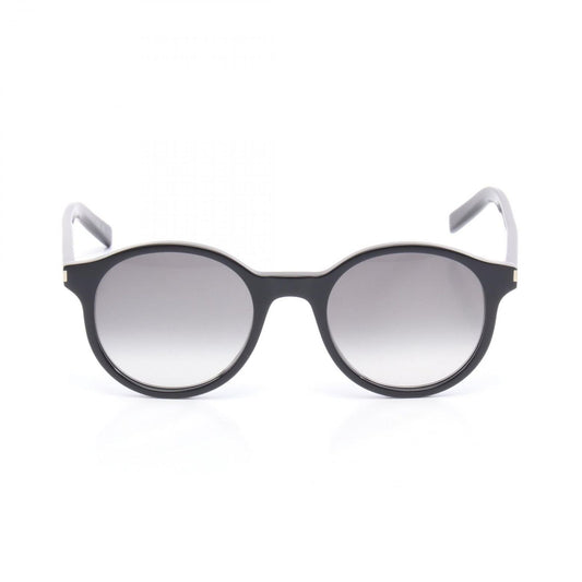 Saint Laurent Paris Sunglasses Round Black Gray Eyewear