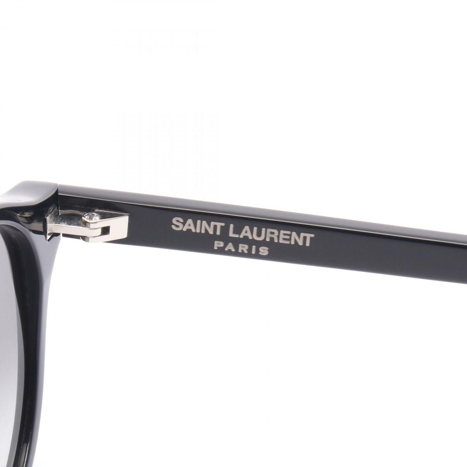 Saint Laurent Paris Sunglasses Round Black Gray Eyewear — view 4
